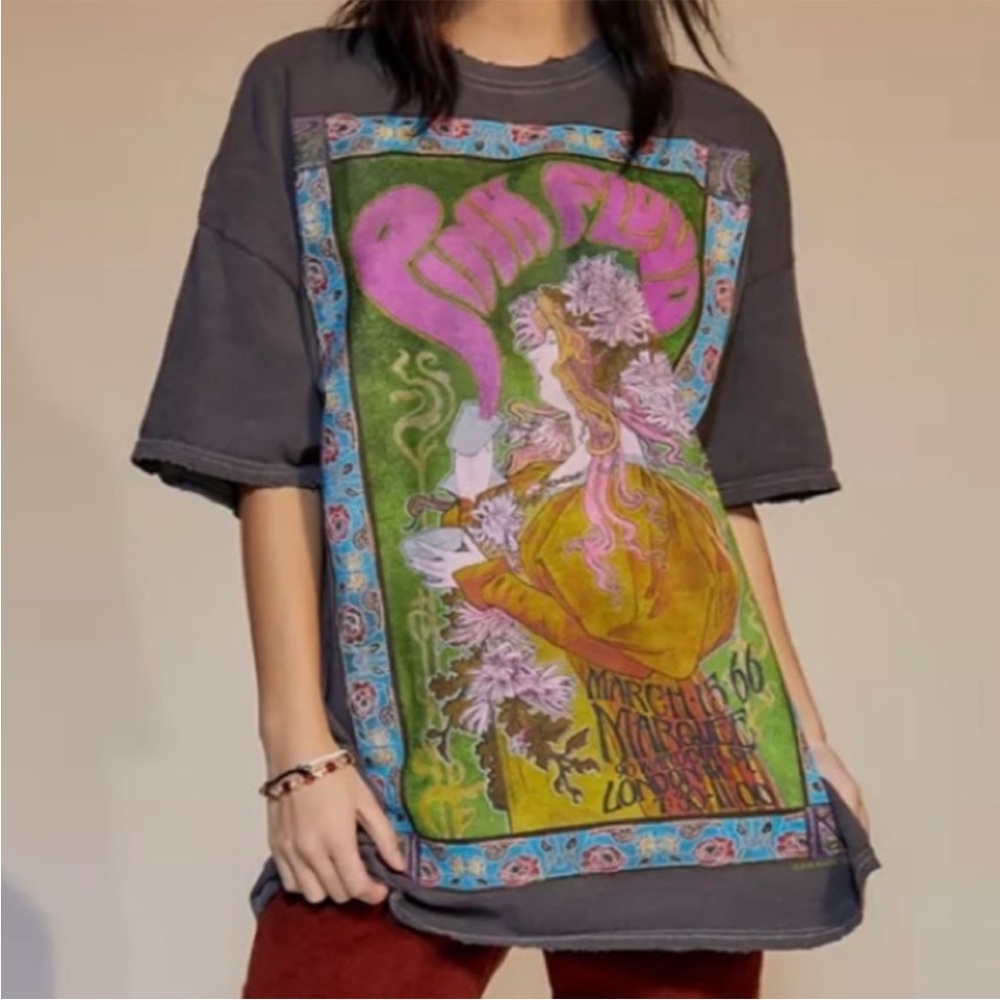 UO Pink Floyd London Tour T-shirt Dress S/M